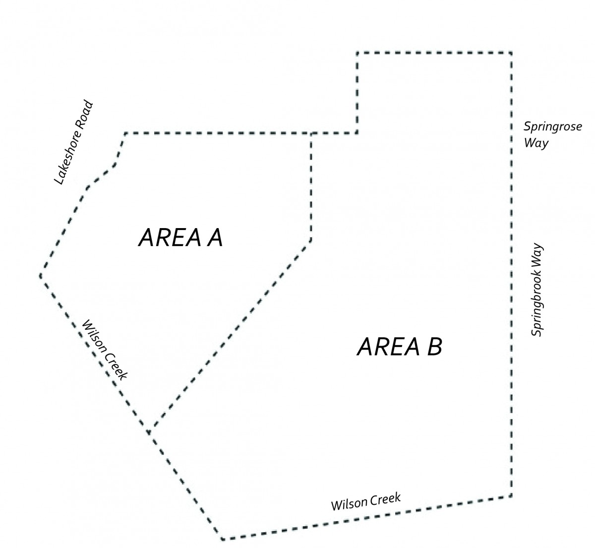 2040 OCP - Comprehensive Zone 24, image of Area A and B