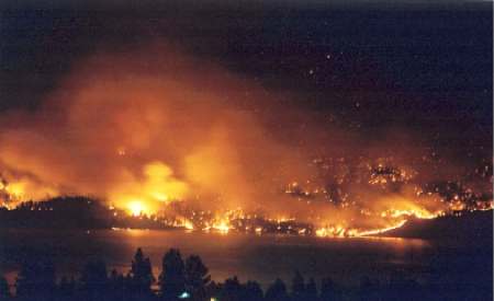 Okanagan Mountain Park fire