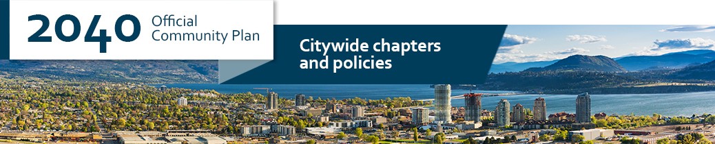 Official Community Plan 2040 banner image of citywide policies